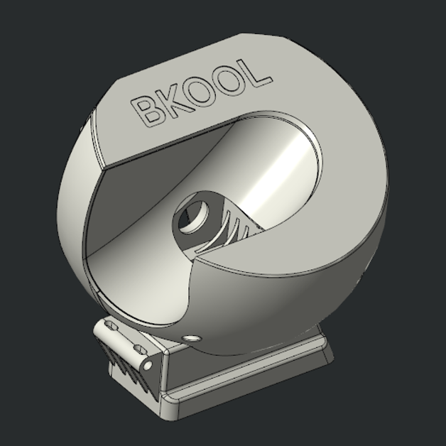 Carcasa para dispositivo de entrenamiento doméstico para bicicleta